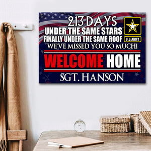 We've Miss You So Much Personalized Military Metal Sign - Metal Wall Art - GoDuckee