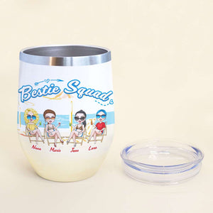 We Are Made Of Sarcasm Alcohol And Ice Personalized Tumbler Cup, Gift For Besties - Wine Tumbler - GoDuckee