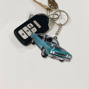 Custom Muscle Car Photo Keychain, Gift For Car Lovers - Keychains - GoDuckee