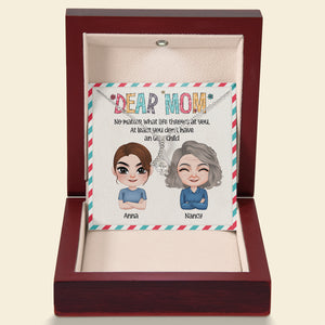 At Least You Don't Have An Ugly Child - Mother's Day Necklace - Mother's Day Gift - Alluring Beauty Necklace - Gift For Mom - Jewelry - GoDuckee