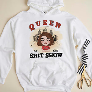 Queen And King Of The Shit Show - Mother's Day Gift - Father's Day Gift - Personalized Funny Shirt - Gift For Parents - Shirts - GoDuckee