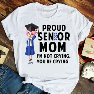 I'm Not Crying You're Crying - Personalized Shirts - Gift for Family - Chibi Graduation Front View - Shirts - GoDuckee