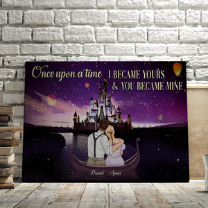 Once Upon A Time I Became Yours Personalized Wall Art, Couple Gift-2DNLI280223 - Poster & Canvas - GoDuckee
