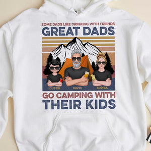 Camping Dad Great Dads Go Camping, Personalized Shirt - Shirts - GoDuckee