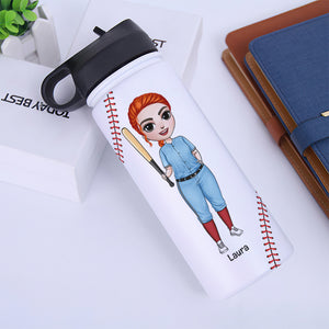 Personalized Baseball Mom Water Bottle - I Spend More On Baseball Gear Than Purse - Water Bottles - GoDuckee