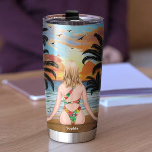I Believe In The Ocean Curing All Bad Moods, Personalized Tumbler, Gift for Besties - Tumbler Cup - GoDuckee