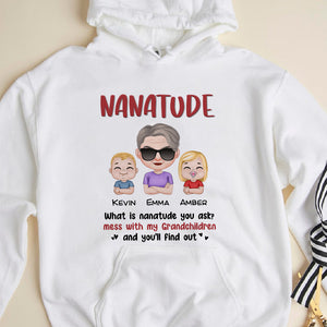 Grandma Grandkids Personalized Shirt Hoodie, Gift For Grandma - Shirts - GoDuckee