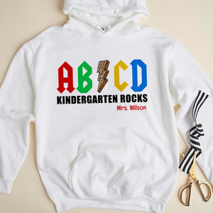 Teacher ABCD Gonna Rock, Personalized Shirt for Teachers Back-to-school Season - Shirts - GoDuckee