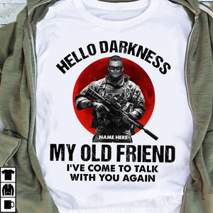 Veteran Hello Darkness My Old Friend Custom Shirts - Shirts - GoDuckee