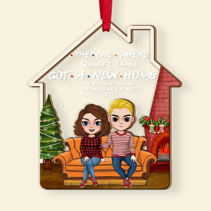 The One Where Couple Got A New Home Personalized Ornament, Christmas Gift - Ornament - GoDuckee