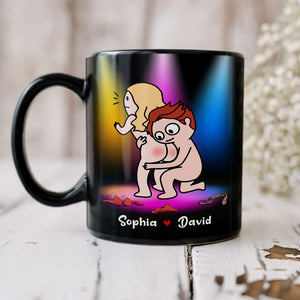 I Adore You And Love Every Part Of You Especially Your Butt - Personalized Couple Mug - Gift For Couple - Coffee Mug - GoDuckee