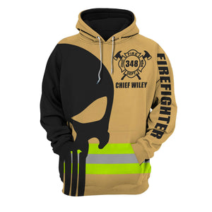 Personalized Firefighter All Over Print Shirt - Custom Unit - AOP Products - GoDuckee