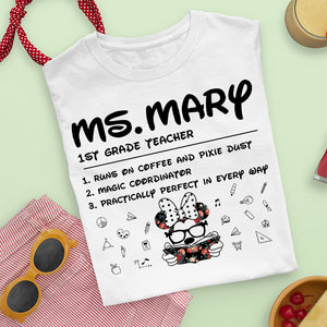 Teacher Definition Personalized Teacher Shirt Gift For Teacher - Shirts - GoDuckee