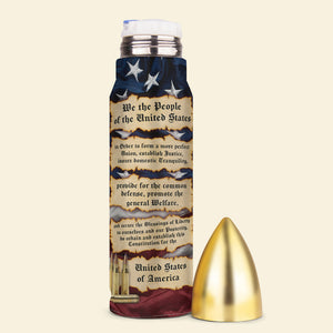 We The People Of The United States, Personalized Amendment Bullet Tumbler ABT0511 - Water Bottles - GoDuckee
