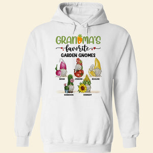 Grandma's Favorite Garden Gnomes, Personalized Shirt, Gift For Grandma - Shirts - GoDuckee