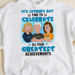Time To Celebrate All Your Greatest Achievements - Personalized Shirts - Gift for Dad - Family Guys - Shirts - GoDuckee