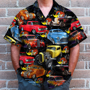 Custom Hot Rod Photo Hawaiian Shirt, Gift For Hot Rod Lovers - Hawaiian Shirts - GoDuckee