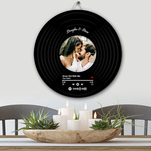 Couple Grow Old With Me, Personalized 2 Layers Wood Sign, Gift for Couples - Wood Sign - GoDuckee