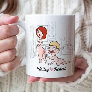 My Wife Is Hotter Than My Coffee - Personalized Couple Mug - Gift For Couple - Coffee Mug - GoDuckee