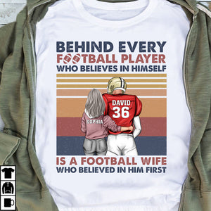 American Football Behind Every Football Player Custom Shirts - Shirts - GoDuckee