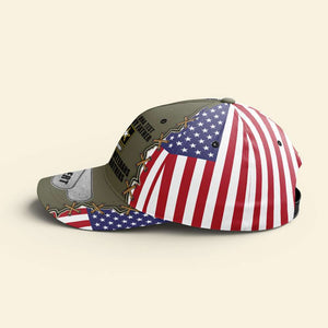 I Took A DNA Test God Is My Father, Personalized Veteran Classic Cap, Military Gift for Brothers - Classic Cap - GoDuckee