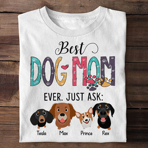 Best Dog Mom - Mother's Day Shirt - Mother's Day Gift - Personalized Dog Lover Shirt - Gift For Mom - Shirts - GoDuckee