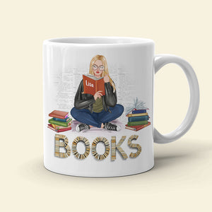 That's What I Do I Read Books Personalized Book Mug Gift For Book Lovers - Coffee Mug - GoDuckee