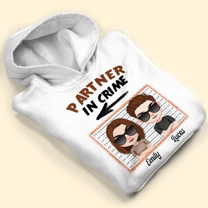 Trouble Maker Partner In Crime Personalized Couple Shirt, Gift For Couple - Shirts - GoDuckee