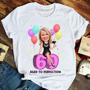 Aged To Perfection Personalized Birthday Shirts - Shirts - GoDuckee
