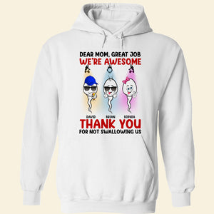 We're Awesome, Happy Mother's Day Personalized Shirt Hoodie Sweatshirt, Gift For Mom - Shirts - GoDuckee