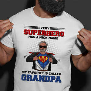 Every hero Has A Nick Name - Personalized Shirts - Gift For Father's Day - Shirts - GoDuckee
