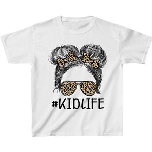 Personalized Leopard Family Gifts Shirt Ideas For Mother and Kid Mom life Kid life Custom Shirts - Shirts - GoDuckee