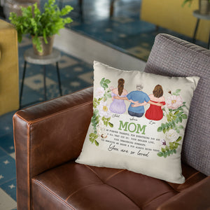 You Are So Loved - Personalized Pillow - Mother's Day Gift - Mother's Day Pillow - Gift For Mom - Pillow - GoDuckee