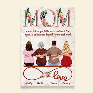Forever And Ever, Personalized Family Canvas Poster, Gift For Family 01DTDT010423TM - Poster & Canvas - GoDuckee