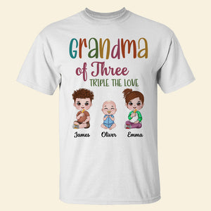 Grandma Of The Love, Personalized Shirt, Gift For Grandma - Shirts - GoDuckee