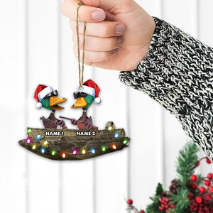Waterflow Duck Hunting - Personalized Hunting Christmas Ornament - Christmas Gift For Hunter - Ornament - GoDuckee