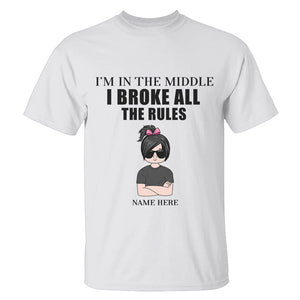 Personalized Gifts Shirt Ideas with Family Rules Custom Shirts Customize quote and appearance for dad, mom, oldest kid, middle kid and youngest kid - Shirts - GoDuckee