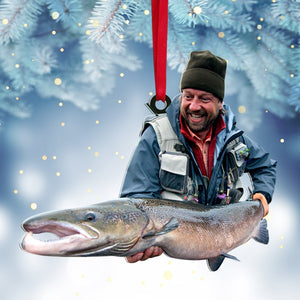 Custom Fishing Ornament, Christmas Tree Decor - Ornament - GoDuckee