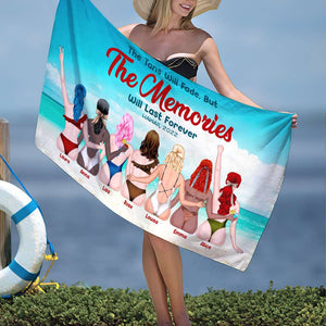 The Tan Will Fade But The Memories Will Last Forever Personalized Beach Towel, Gift For Girls 4 - Beach Towel - GoDuckee