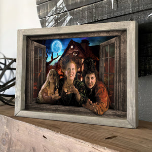 Halloween Villainous Witches Canvas Print, Horror Home Decor - Poster & Canvas - GoDuckee