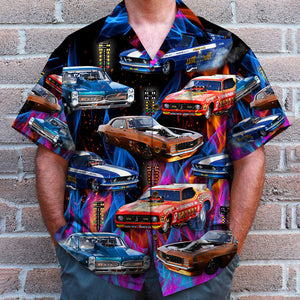 If Your Car Doesn't Scare You A Little It's Not Fast Enough, Custom Drag Racing Car Photo Hawaiian Shirt, Gift For Racing Lovers - Hawaiian Shirts - GoDuckee