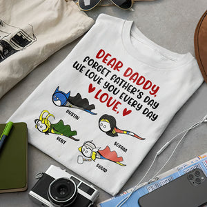 Dad We Love You Everyday, Personalized Shirts, Funny Dad Gifts from Super Sperms - Shirts - GoDuckee
