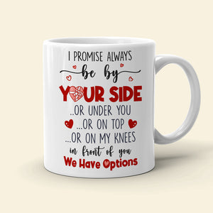 Make Love Couple Happy Valentine's Day White Mug - Coffee Mug - GoDuckee