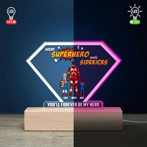 Father's Day 04BHTI220223TM Personalized Led Light - Led Night Light - GoDuckee