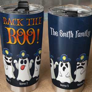 Personalized Police Family Tumbler - Back The Boo - Tumbler Cup - GoDuckee