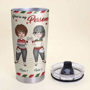Personalized Teacher Bestie Tumbler Cup -A Bestie As Special As You - Teacher Girl Doll - Tumbler Cup - GoDuckee