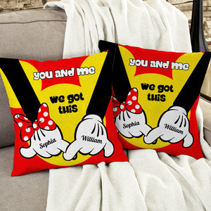 Hand In Hand Couple Pillow 03DNDT180123 - Pillow - GoDuckee