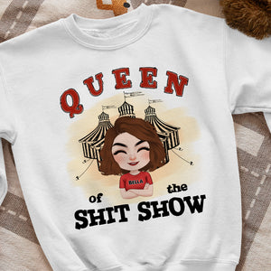 Queen And King Of The Shit Show - Mother's Day Gift - Father's Day Gift - Personalized Funny Shirt - Gift For Parents - Shirts - GoDuckee