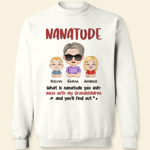 Grandma Grandkids Personalized Shirt Hoodie, Gift For Grandma - Shirts - GoDuckee