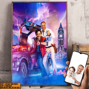 Custom Photo Back To The Future Wall Art - Poster & Canvas - GoDuckee